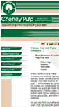 Mobile Screenshot of cheneypulp.com
